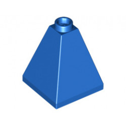 Тухличка пирамида 2X2X2/73°: {ярко син}