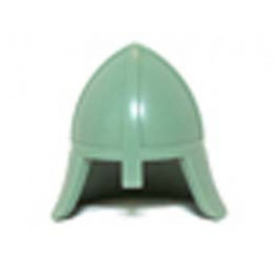 Мини рицарски шлем: {пясъчно зелен}