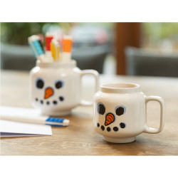 LEGO® керамична чаша – Снежен човек (малка), 250 мл – ПРИСПОСОБЛЕНИЯ