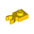 Plate, Modified 1 x 1 with U Clip Thick (Vertical Grip): {ярко жълт}