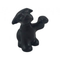 Dog, Belville, Sitting with Raised Paw : {черен}