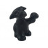 Dog, Belville, Sitting with Raised Paw : {черен}