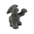 Dog, Belville, Sitting with Raised Paw : {тъмно сив}