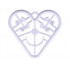 Belville, Clothes Accessories - Complete Sprue - Small Bows & Hair Band: {светло синьо-виолетов}