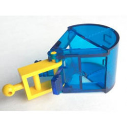 Crane Bucket (Top, Jaws, Spring): {прозрачно син}