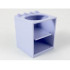Container, Cupboard 4 x 4 x 4 with Elliptical Hole for Sink : {светло синьо-виолетов}