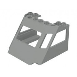 Train Front Sloping Top: {сив}