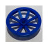 Wheel Wagon Large 33mm D., Hole Round for Wheels Holder Pin: {ярко син}