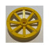 Wheel Wagon Large 33mm D., Hole Round for Wheels Holder Pin: {ярко жълт}