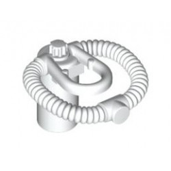 Кислородна бутилка с тръба: {бял}