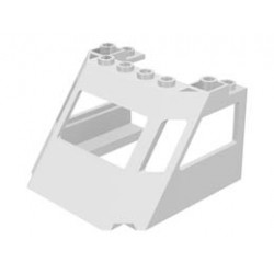 Train Front Sloping Top: {бял}