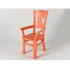 Scala Chair - Highback Dining: {ярко червеникаво-оранжев}