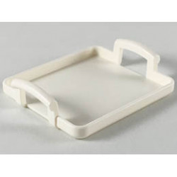 Scala Utensil Tray with Handles 5 x 4 x 1: {бял}