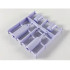 Scala Accessories - Complete Sprue - Table Containers (Wine, Milk, 2 Jars): {светло синьо-виолетов}