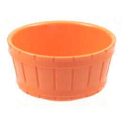 Container, Barrel Half Large: {ярко червеникаво-оранжев}