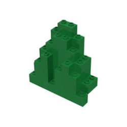 Връх на планина 3X8X7 : {тъмно зелен}