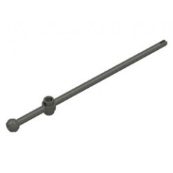Bar 12L with Open Stud, Tow Ball, and Slit (Boat Mast): {тъмно сив}