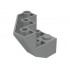 Brick, Modified Facet 3 x 3 x 2 Bottom: {сив}