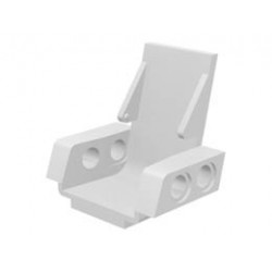 Technic Seat 3 x 2 Base: {бял}