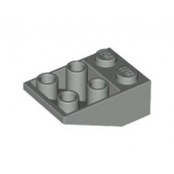 Покривна плочка 2X3/25° инверсна: {сив}