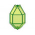 Panel 3 x 3 x 6 Corner Convex: {прозрачно флуорисциращо зелен}