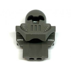 Minifigure, Headgear Helmet Underwater Aquashark: {тъмно сив}