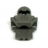 Minifigure, Headgear Helmet Underwater Aquashark: {тъмно сив}