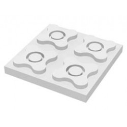 Scala Plate 4 x 4: {бял}