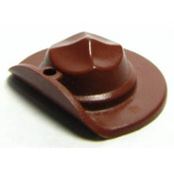 Minifigure, Headgear Hat, Wide Brim Flat: {земно оранжев}
