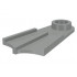 Minifigure Footgear Flippers, 2 on Sprue: {сив}