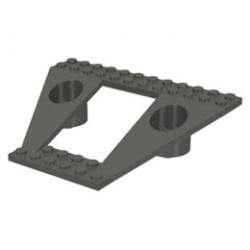 Wing Plate Bi-level 12 x 9 x 2 1/3: {тъмно сив}