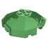 Windscreen 6 x 6 Octagonal Canopy with Axle Hole: {прозрачно зелен}