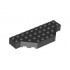 Brick, Modified 4 x 10 with Cut Corners: {черен}