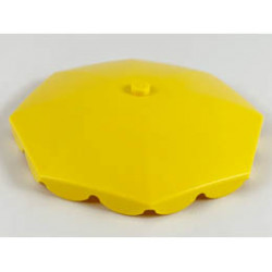 Belville Umbrella Top with Rounded Bottom Flaps: {ярко жълт}