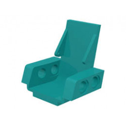 Technic Seat 3 x 2 Base: {ярко синьо-зелен}