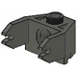 Magnet Holder 2 x 3 with Clips and Pin Hole: {тъмно сив}