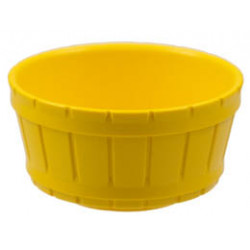 Container, Barrel Half Large: {ярко жълт}