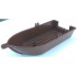 Boat, 18 x 8 x 3 1/3 with Oarlocks: {земно оранжев}