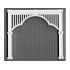 Scala Arch 22 x 2 x 16 1/3: {бял}
