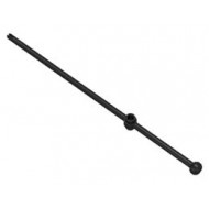 Bar 16L with Open Stud, Tow Ball, and Slit (Windsurfer Mast): {черен}