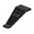 Wing Plate Bi-level 8 x 4 and 2 x 3 1/3 Down: {черен}