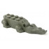 Alligator / Crocodile Body with 4 Lower Teeth: {тъмно сив}