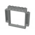 Door, Frame 2 x 8 x 6 Swivel with Bottom Notches: {сив}