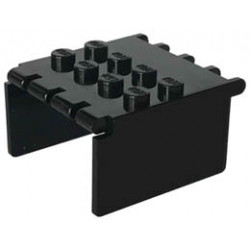 Windscreen 4 x 4 x 2 Canopy Extender with Hinges: {черен}