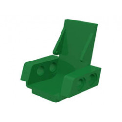 Technic Seat 3 x 2 Base: {тъмно зелен}