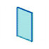 Glass for Window 1 x 4 x 5 : {прозрачно светло син}