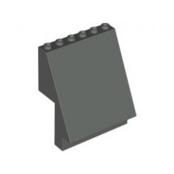 Стенен елемент, скосен 6X4X6: {тъмно сив}