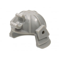 Minifigure, Headgear Helmet Ninja / Samurai with Clip and Short Visor: {сив}