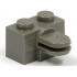 Arm Holder Brick 1 x 2 with 2 Horizontal Fingers: {тъмно сив}