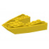 Boat, Bow Brick 6 x 6 x 1: {ярко жълт}